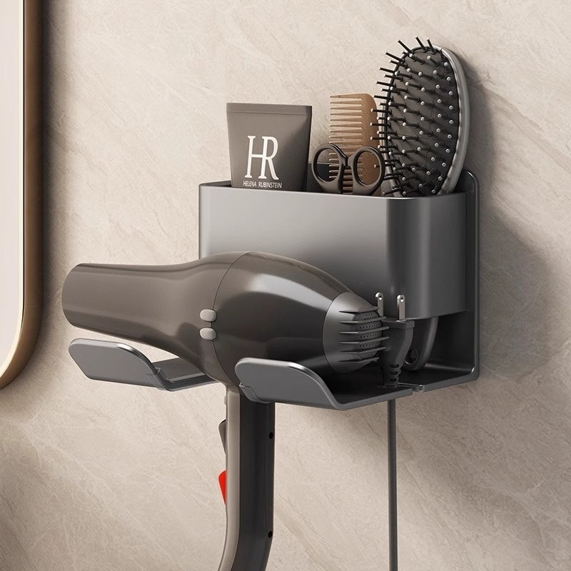 Minimalist Hair Dryer Wall Holder