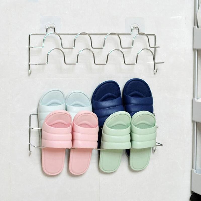 Stainless Bathroom Slipper Rack