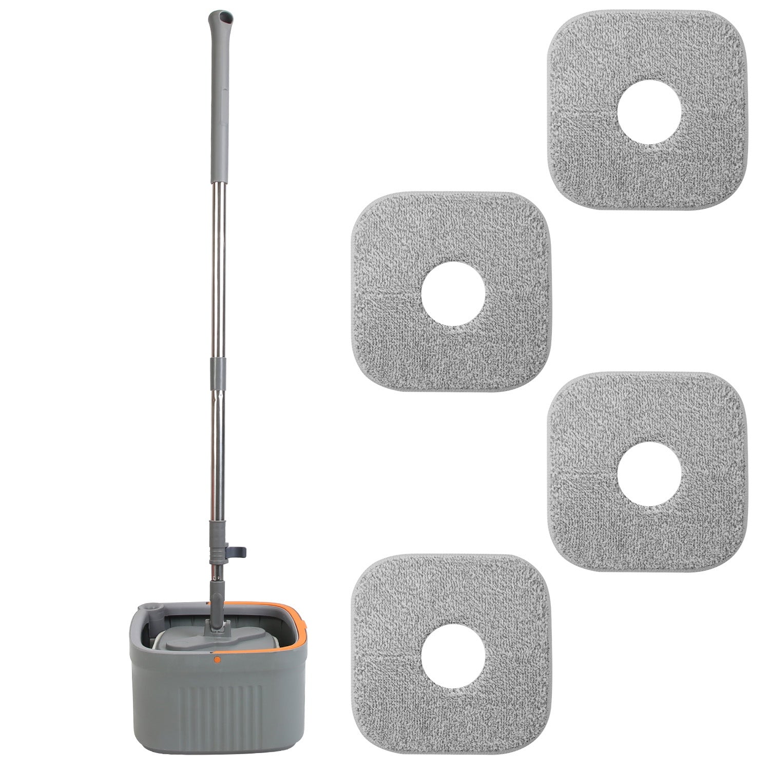 Self-Cleaning Spin Mop Set – Dual Bucket System