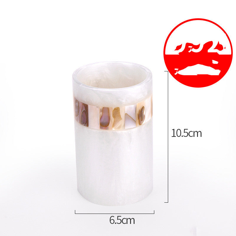 Luxury Bathroom Soap Dispenser & Holder Set