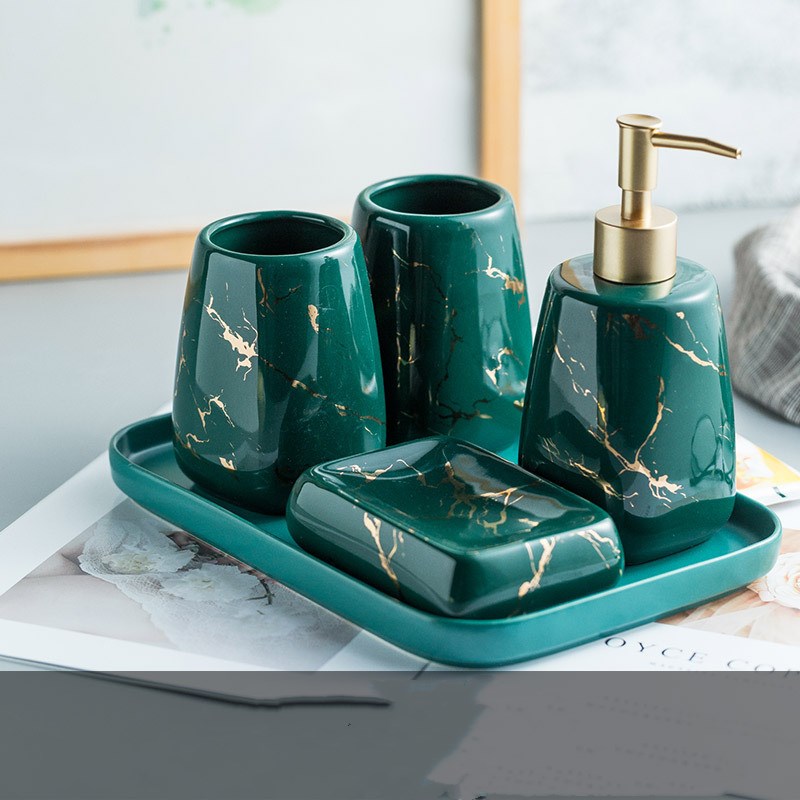 Luxury Ceramic Bathroom Accessories Set