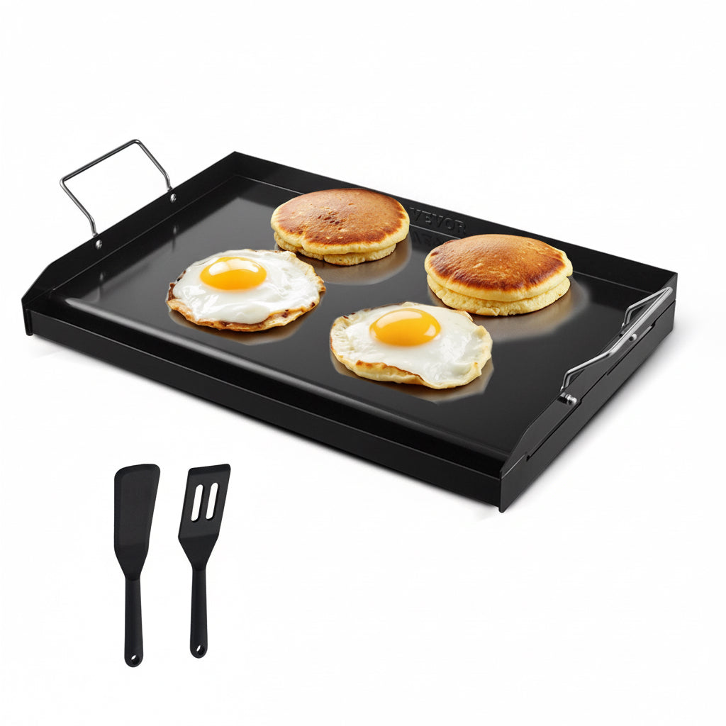 Flat Top BBQ Griddle Pan – Universal Grill Plate