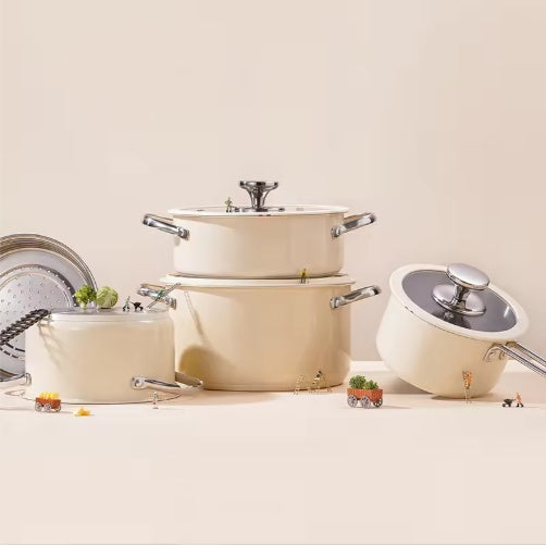 Premium Ceramic Cookware Set – 9-Piece Kitchen Collection