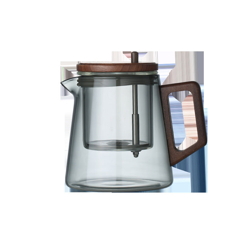Tea Separation Pot Walnut Handle