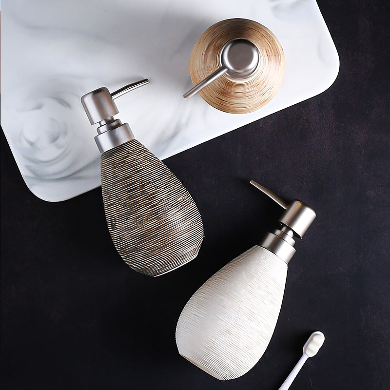 Japanese Style Ceramic Lotion & Soap Dispenser