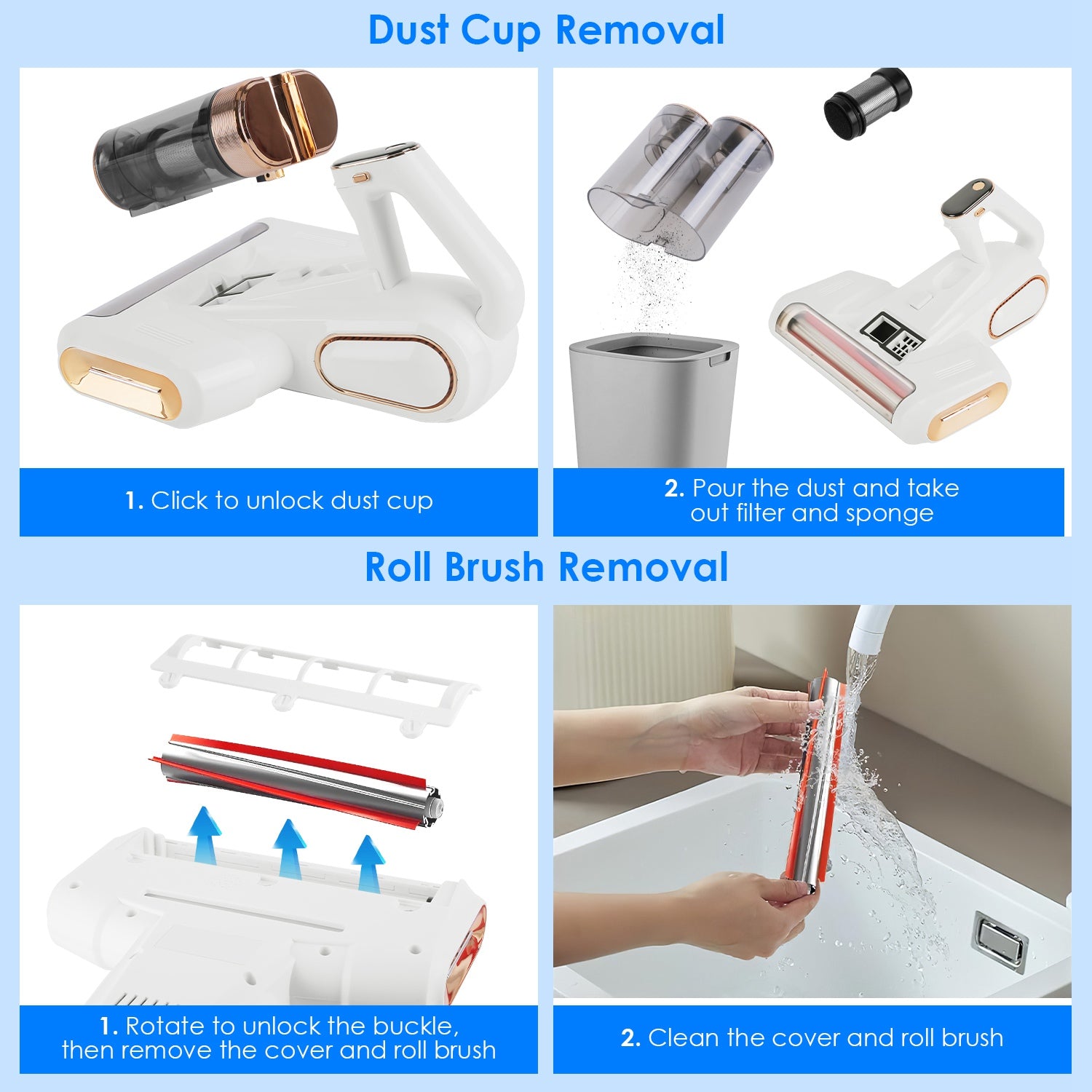 UV Mattress Vacuum Cleaner – Anti Dust Mite Bed Cleaner