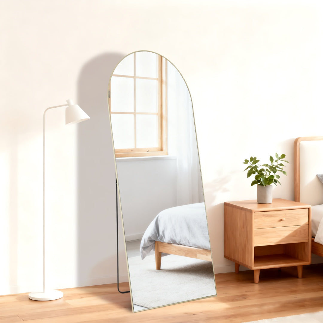 56x15 Rectangle Full Length Mirror, Full Body Standing Mirror