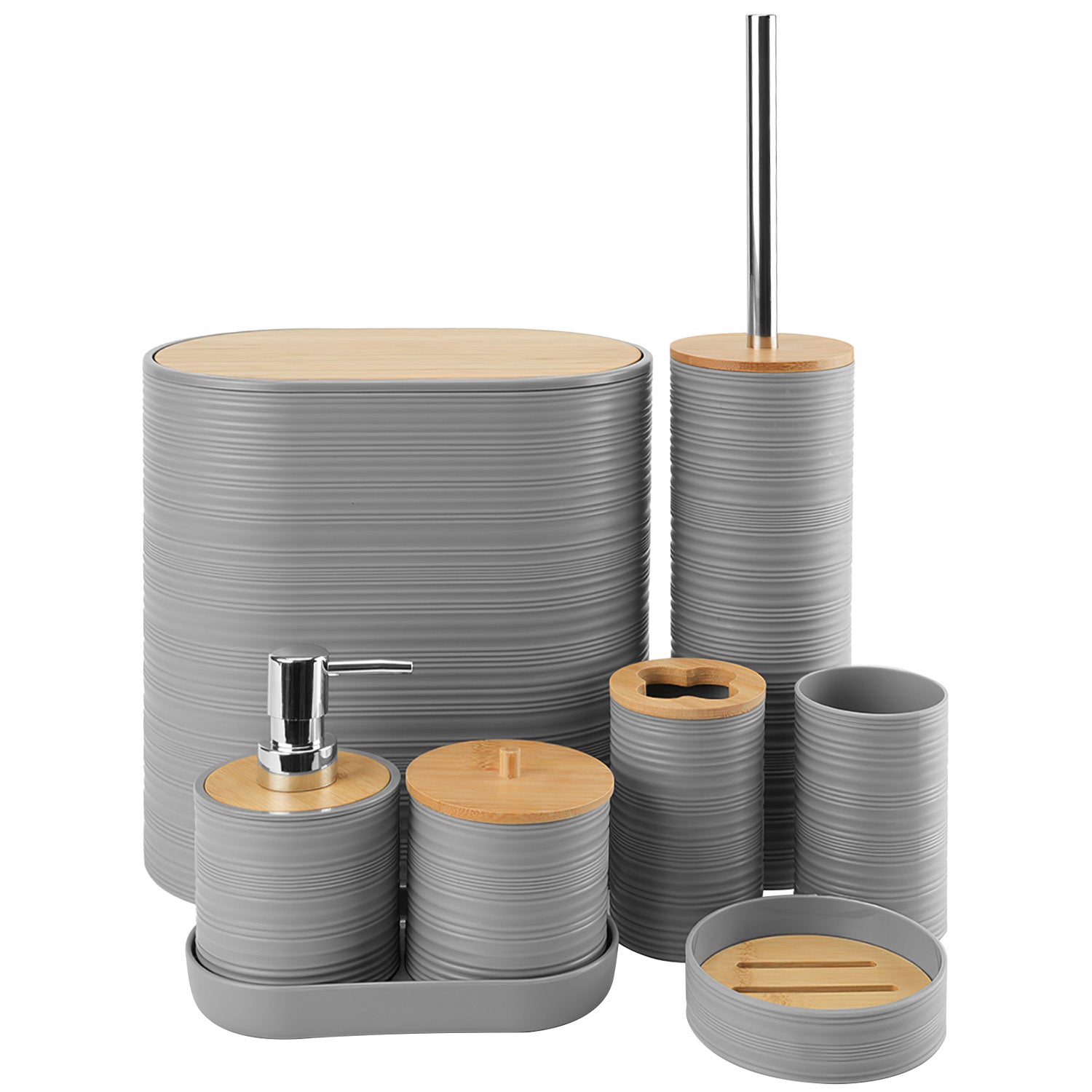 8-Piece Luxury Bathroom Accessories Set
