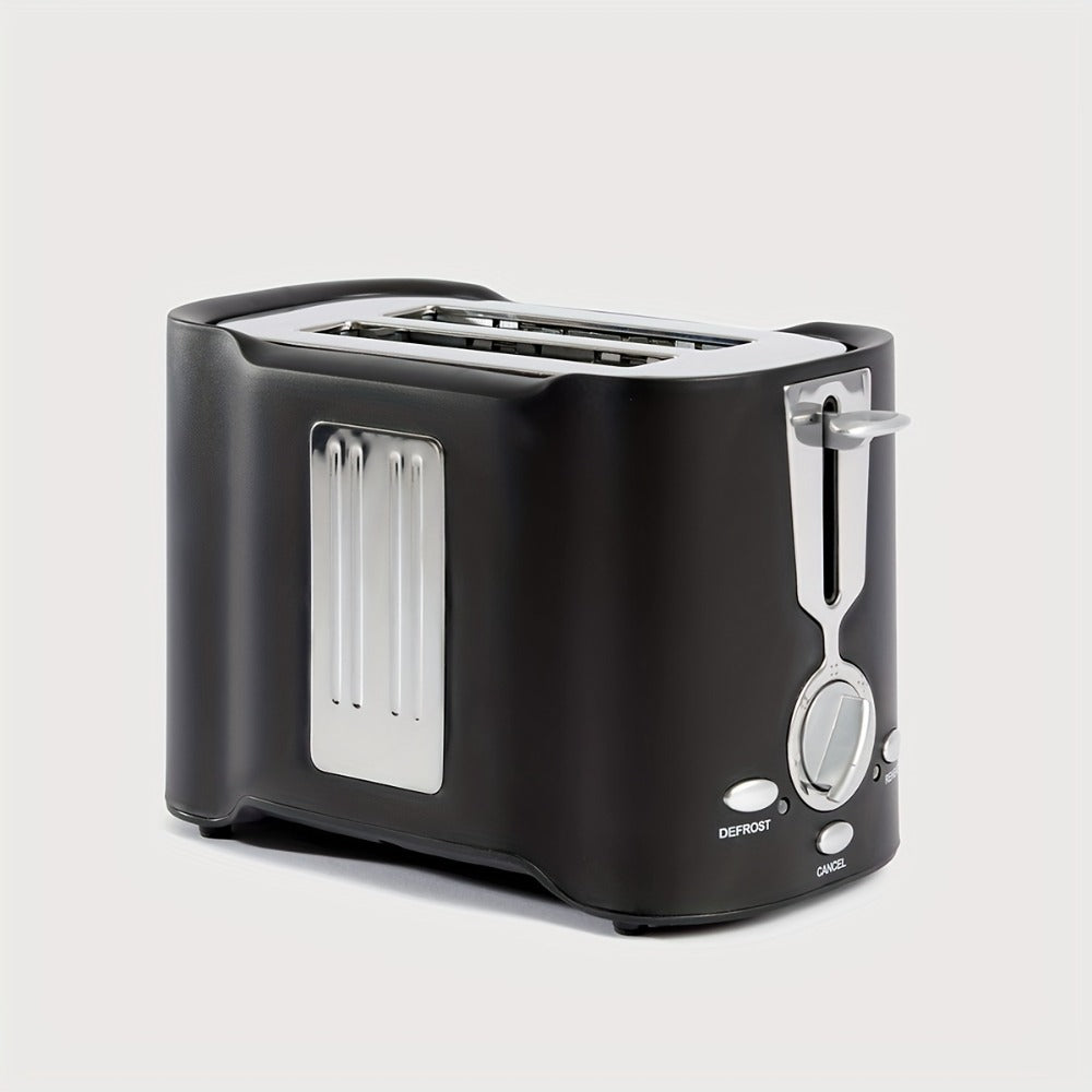 2-Slice Stainless Steel Toaster – Compact Kitchen Toaster