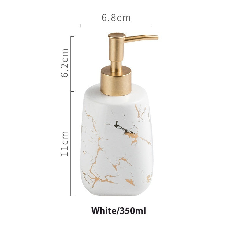 Luxury Marble Ceramic Soap & Lotion Dispenser