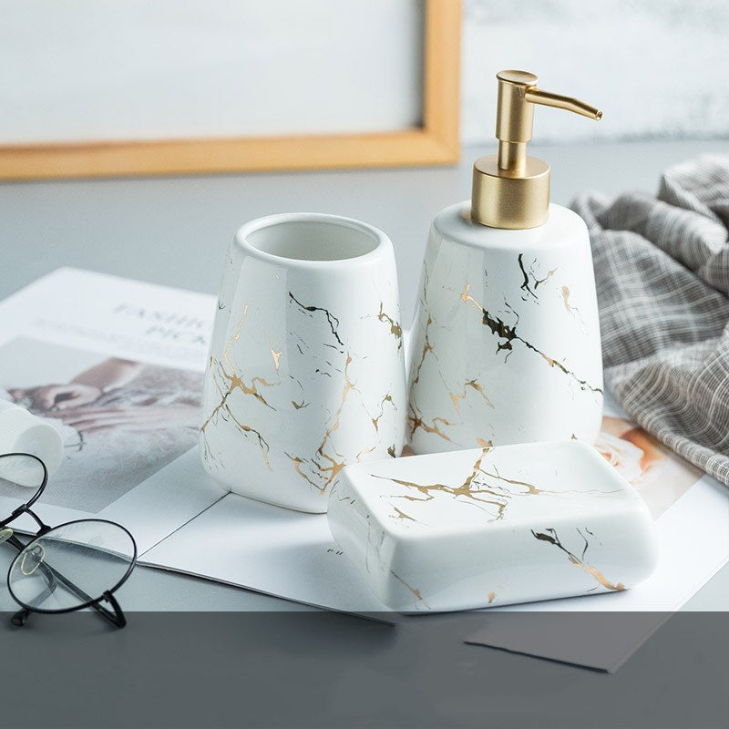 Luxury Ceramic Bathroom Accessories Set