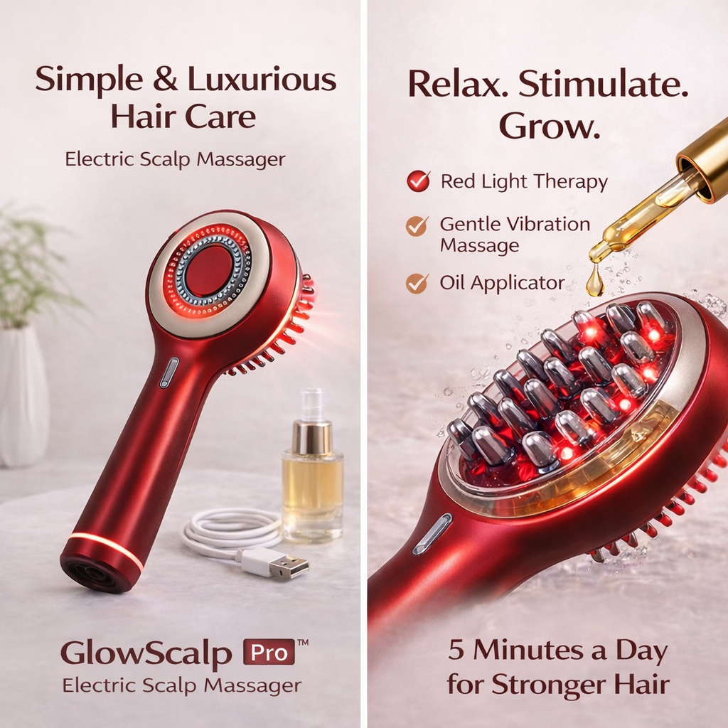 GlowScalp Pro – Hair Growth Scalp Massager