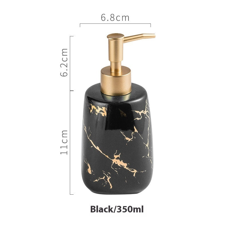 Luxury Marble Ceramic Soap & Lotion Dispenser