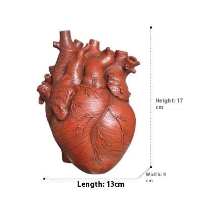 Anatomy Heart Flower Vase