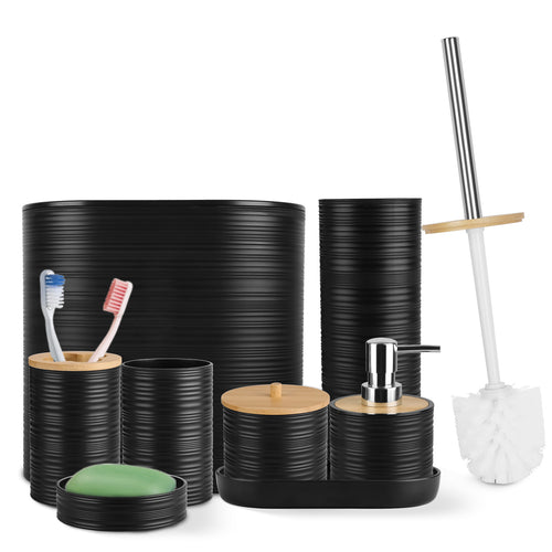 8-Piece Luxury Bathroom Accessories Set